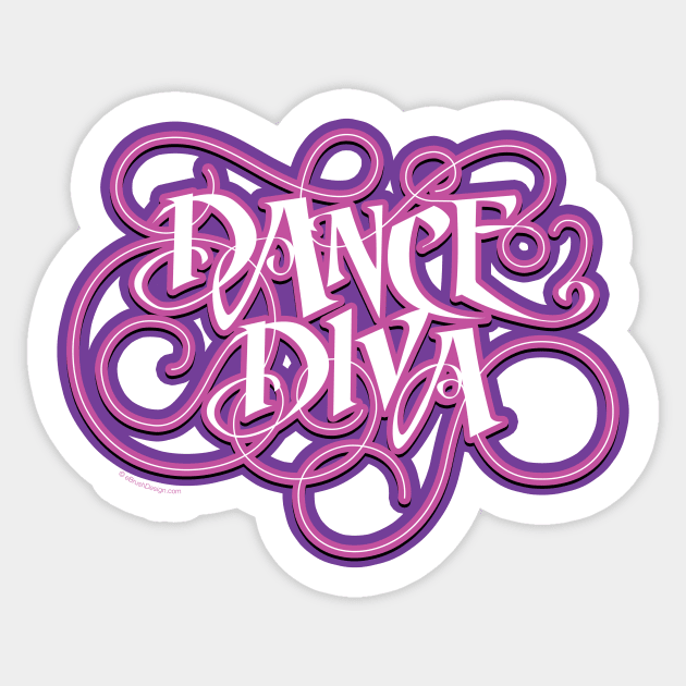 Dance Diva Sticker by eBrushDesign